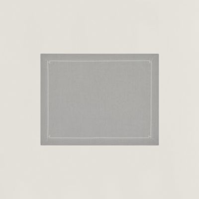 Hermès en Contrepoint dessert plate n°2 - Grey | Hermès USA